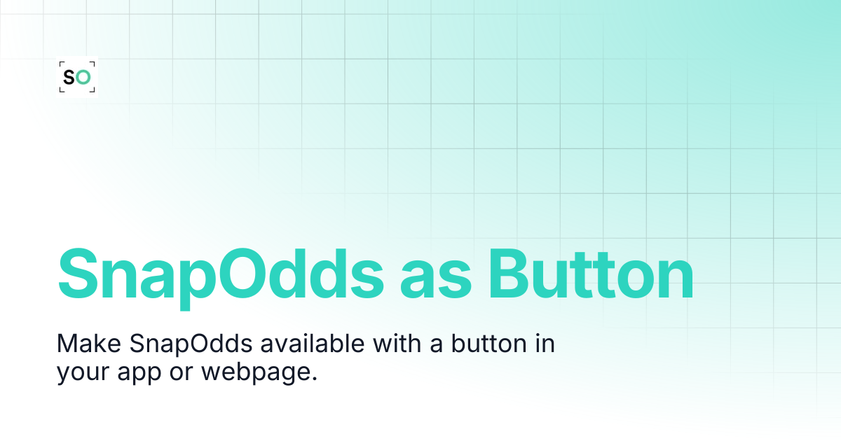 SnapOdds as Button | SnapOdds SDK Documentation